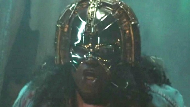 Adebayo in the Human Torpedo helmet