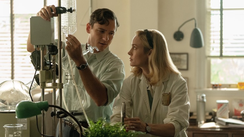 Calvin and Elizabeth in lab