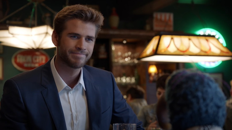 Liam Hemsworth talking to Gonzo