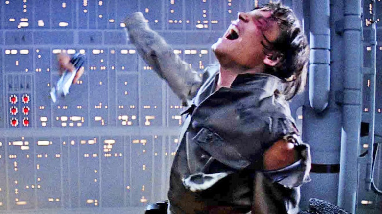 Luke Skywalker loses his hand