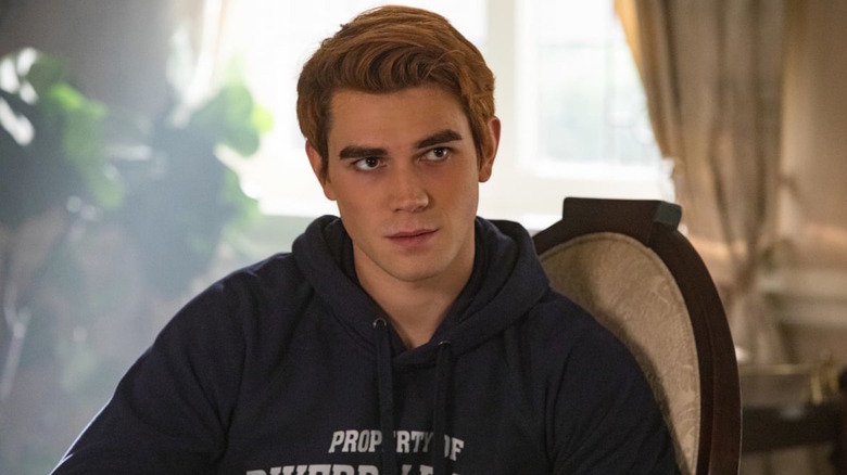 Archie in Riverdale looking up