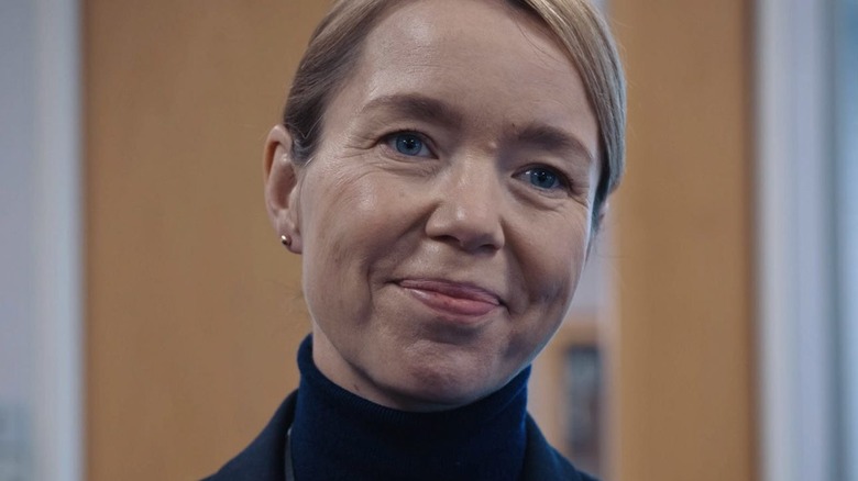 Anna Maxwell Martin grinning Line of Duty