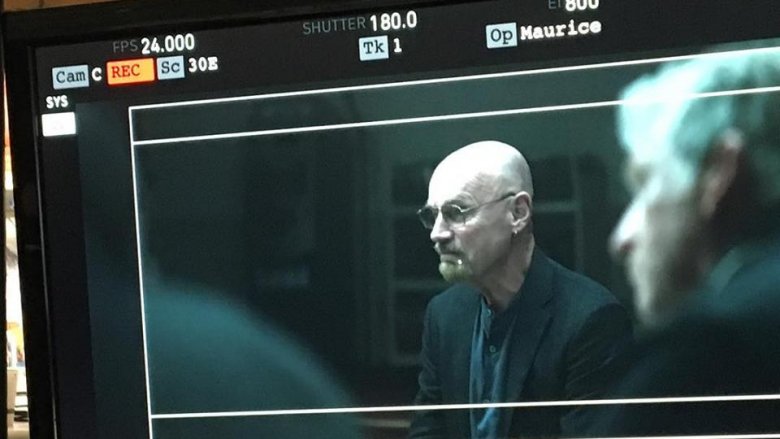 Jim Starlin on the set of Avengers: Endgame