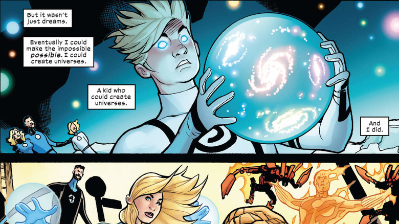 Franklin Richards creating a universe