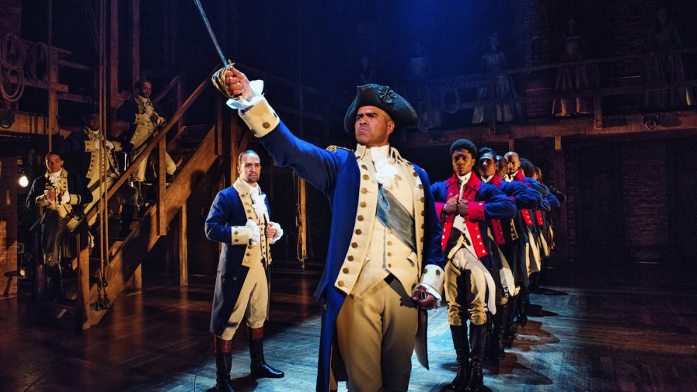 Christopher Jackson as George Washington in Hamilton