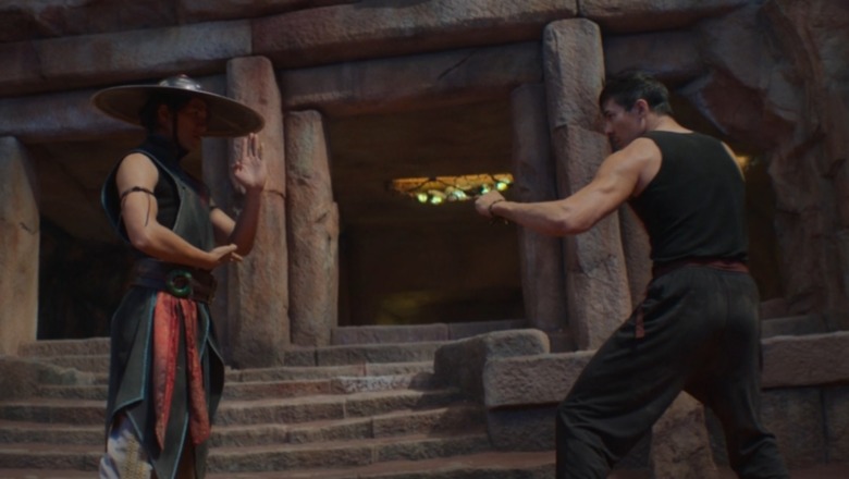 Kung Lao and Cole in training pit