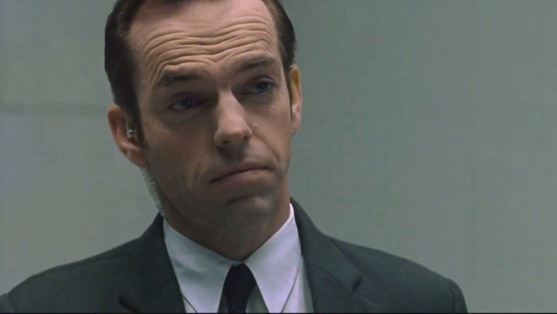 Hugo Weaving in The Matrix