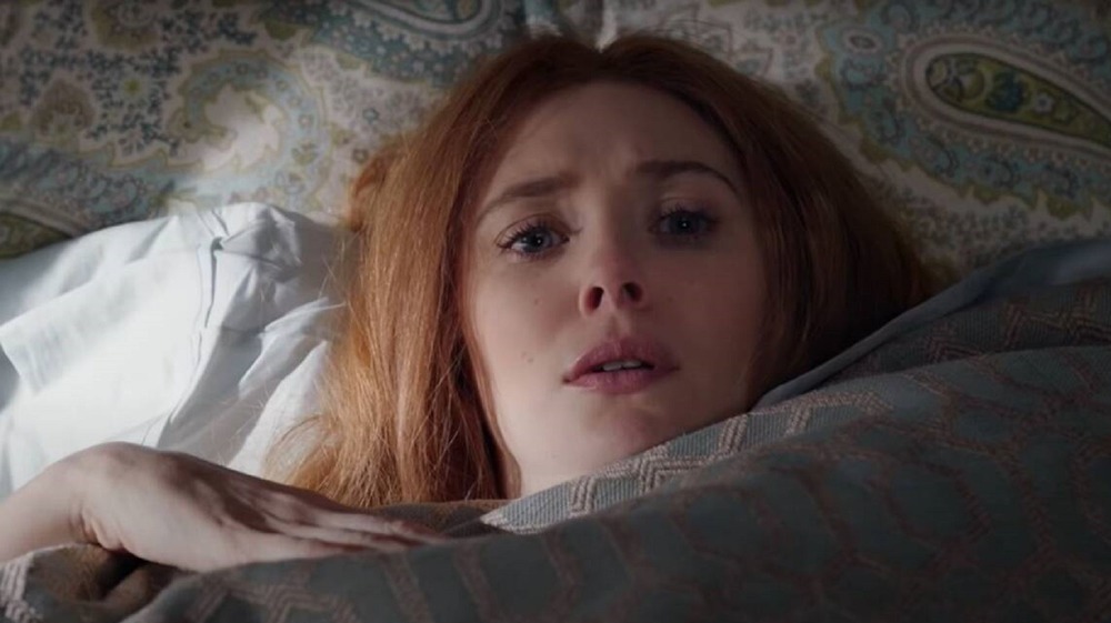 Wanda hides in bed during WandaVision's seventh episode