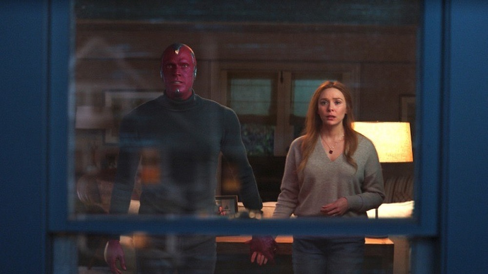 Wanda and Vision together