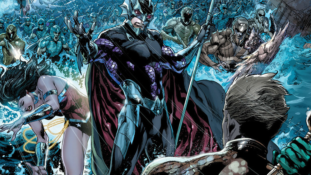 The Atlanteans and Amazons fight in The New 52: Ocean Master