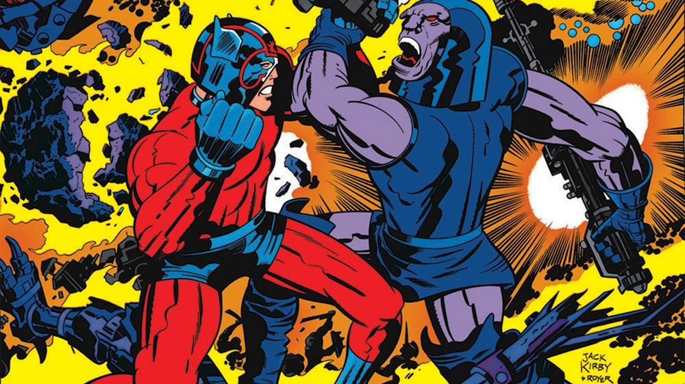 Darkseid punches Orion in Fourth World, Part 1 