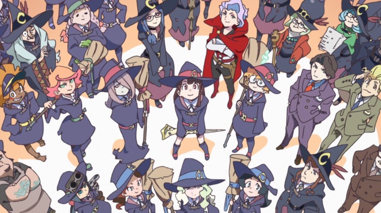 Akko, Lotte, Suzy, and other witches
