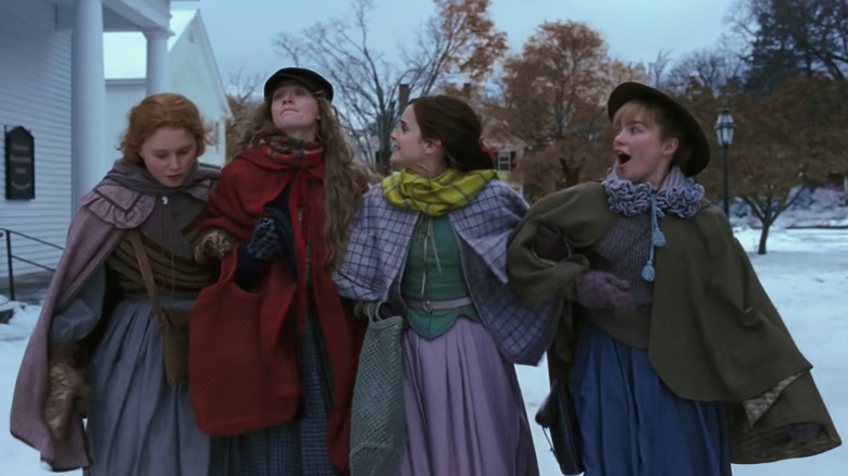 Emma Watson, Florence Pugh, Saoirse Ronan, and Eliza Scanlen in Little Women