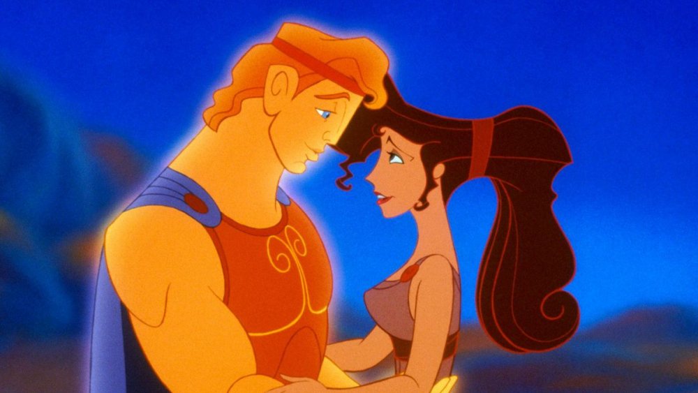 Hercules and Meg in 1997's Hercules