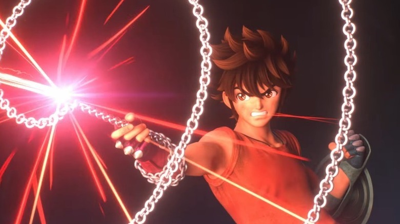 Seiya using his mystical powers