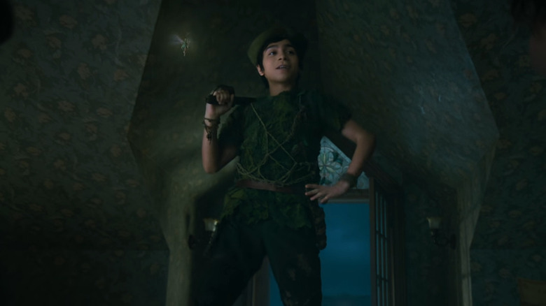 Peter Pan posing