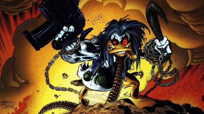 Lobo the Duck ready to fight