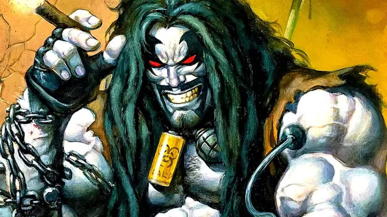 Lobo holding cigar