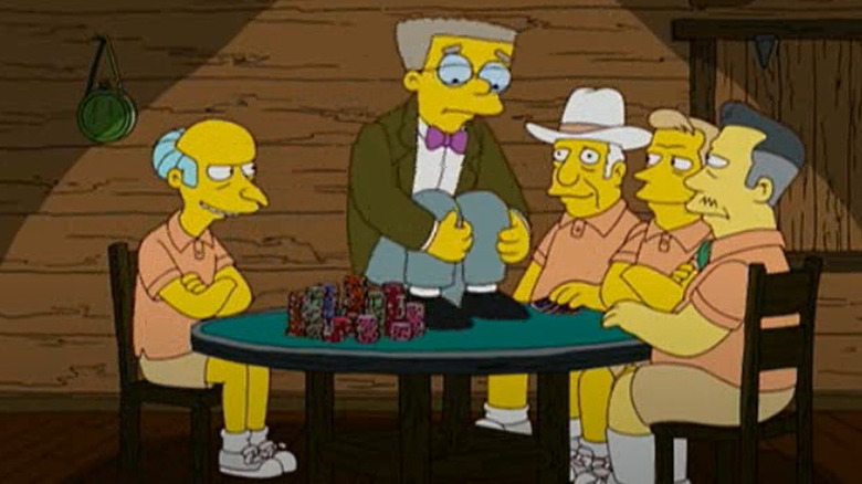 Burns bets Smithers