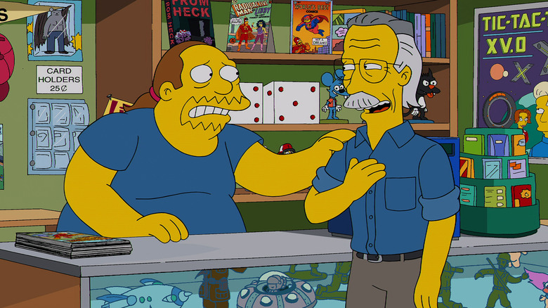 Comic Book Guy meets Stan Lee