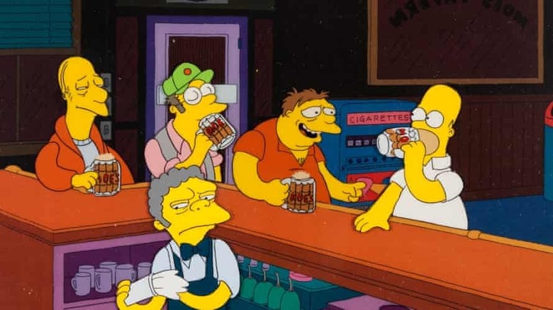 Moe and his bar customers