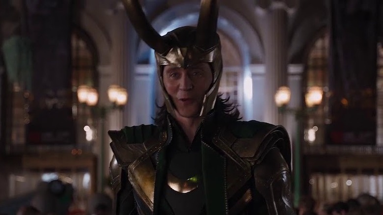 Tom HIddleston as Loki in The Avengers