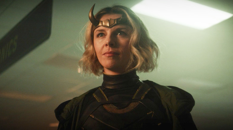 Lady Loki short hair and horns