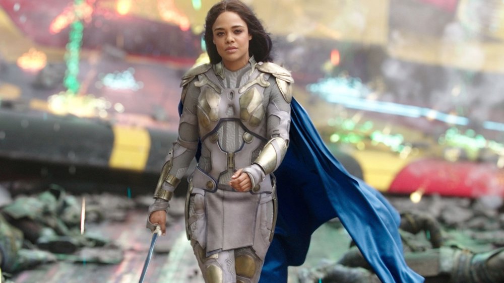 Tessa Thompson as Valkyrie in Thor: Ragnarok