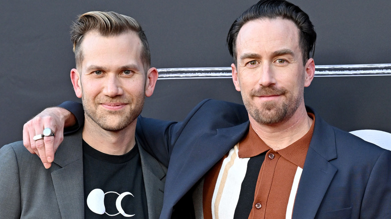 Justin Benson and Aaron Moorhead smiling