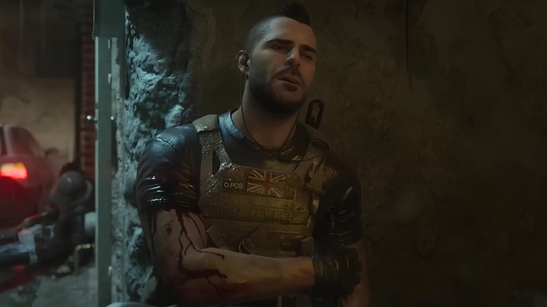 Captain John "Soap" MacTavish bleeding