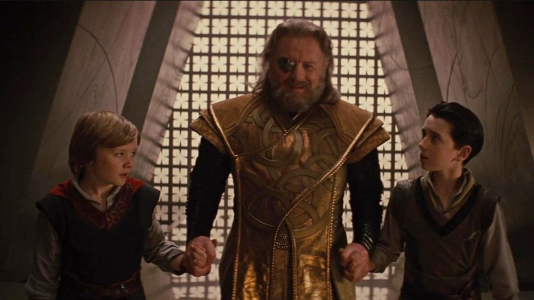 Odin with young Thor and Loki