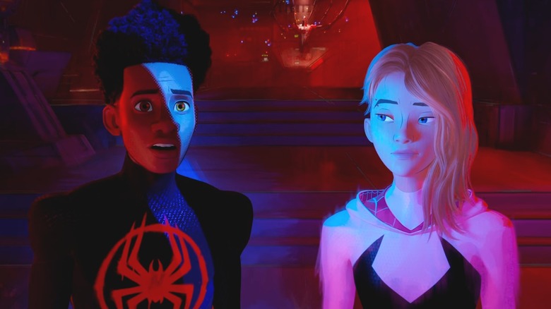 Miles Morales and Gwen Stacy 