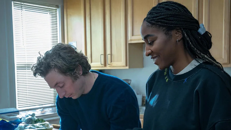 Carmy and Syd cooking together