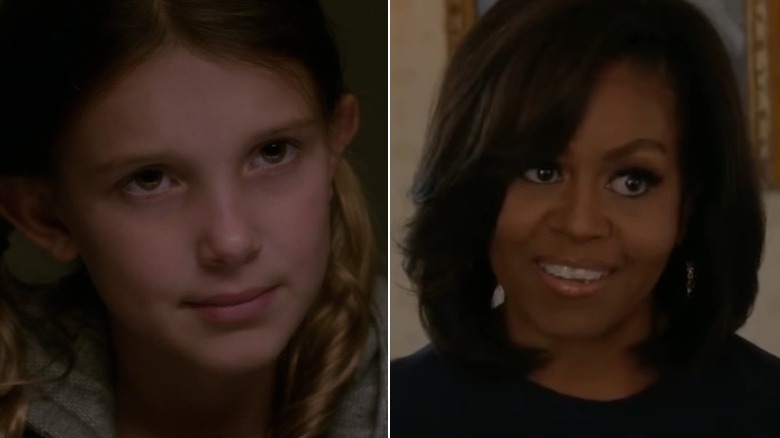 Rachel Barnes and Michelle Obama in NCIS