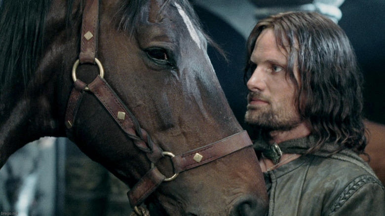 Brego and Aragorn