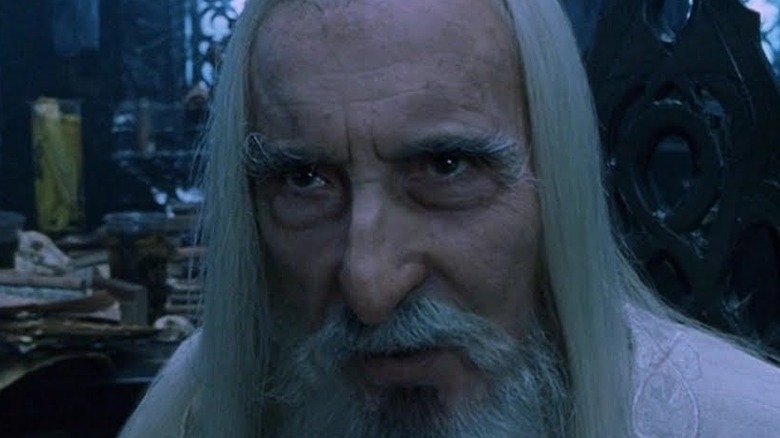 Sir Christopher Lee as Saruman