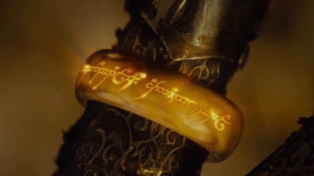 The Ring on Sauron's finger