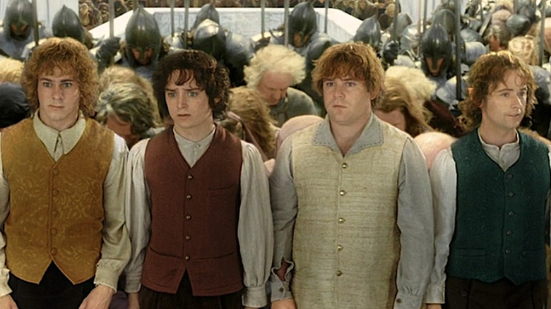 Merry, Frodo, Sam, and Pippin