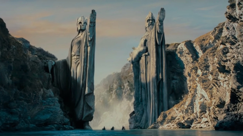 The Argonath statues