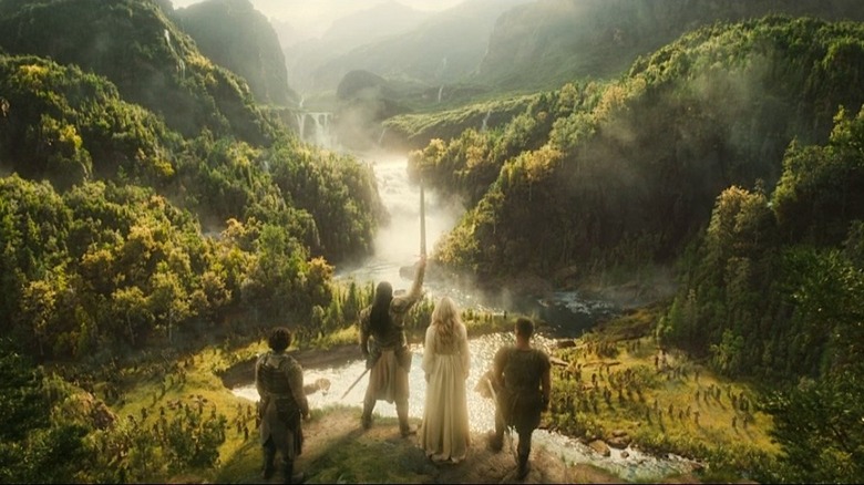 Elves in a green valley