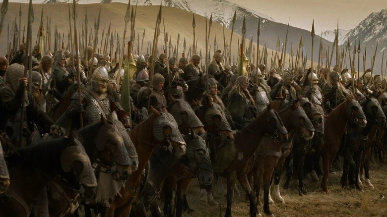 The Rohirrim prepare for battle