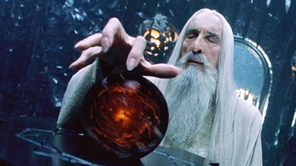 Christopher Lee in The Lord of the Rings: The Fellowship of the Ring