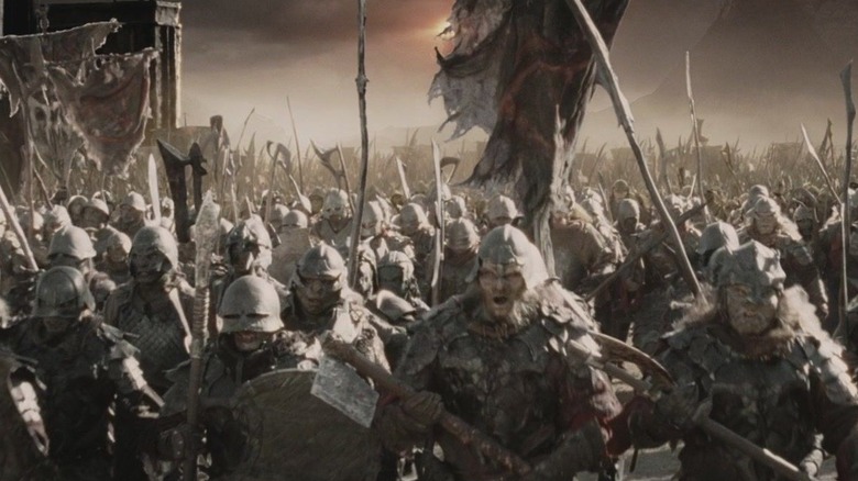 Orc army at Black Gate