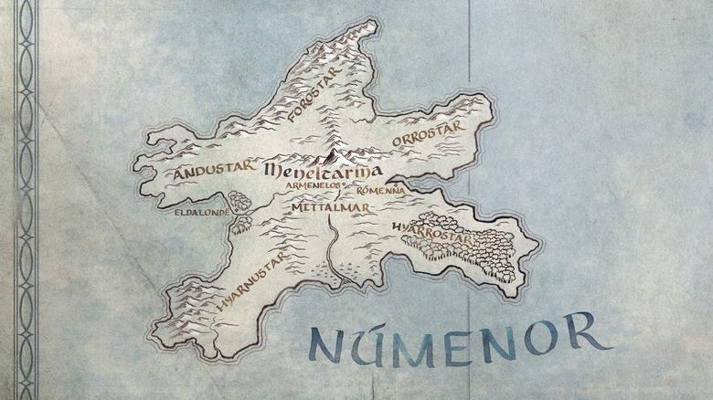 Map of Númenor