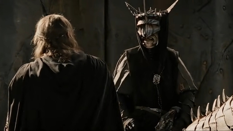 Aragorn faces the Mouth of Sauron