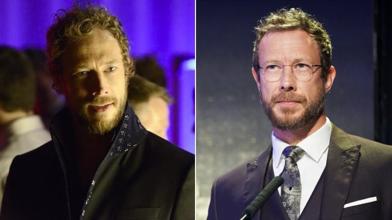 Dyson smiling, Kris Holden-Ried looks ahead