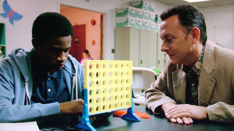 Walt and Ben playing Connect Four