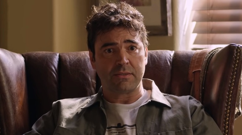 Ron Livingston wide eyed Loudermilk