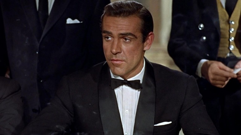 James Bond in black suit