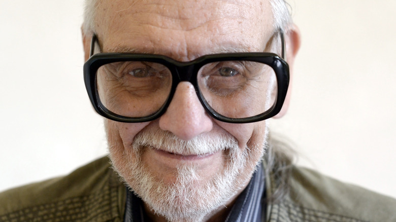 George A. Romero smiling